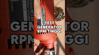 Test Generator RPM Tinggi elektronikadasar listrikdinamis listrikgratis fisikamenyenangkan [upl. by Hut]