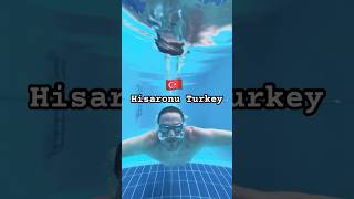 Underwater POV at Ocean Blue Hotel Turkey hisarönü [upl. by Ahsinor728]