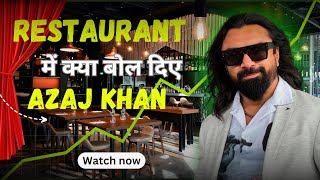 Ajaz Khan Opening Restaurant In Hyderabad vlogs [upl. by Guglielma]