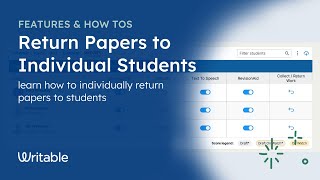 How to Return Papers to Individual Students [upl. by Luap]