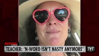 Teacher USES SLUR Says It’s ‘Not A Nasty Word [upl. by Toiboid632]