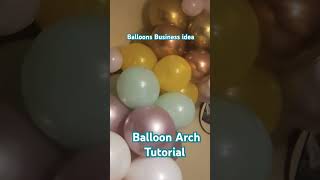 Balloon arch tutorial [upl. by Baese]