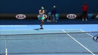 Sara Errani v Yanina Wickmayer highlights 3R  Australian Open 2015 [upl. by Asilem708]