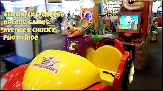 Avenger Chuck E Photo Ride Chuck E Cheeses Old Arcade Games [upl. by Ynaffit463]