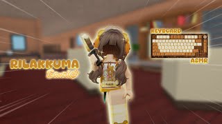 Playing MM2 as RILAKKUMA Keyboard ASMR Murder Mystery 2 [upl. by Jehiel]