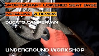 sportscraft lower seat base installing and review [upl. by Oakman]