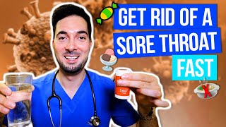 How to get rid of a sore throat fast home remedies cure [upl. by Alfonso918]