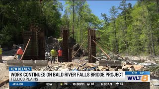 Bald River Falls Bridge reconstruction project making steady progress [upl. by Dlanod]