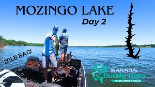 Mozingo Lake  Day 2  Kansas Buddy Bass 2024 [upl. by Klusek]