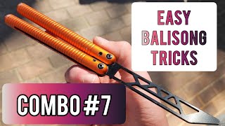 Combo 7 Balisong Tutorial EASY BUTTERFLY KNIFE TRICKS [upl. by Arnold]