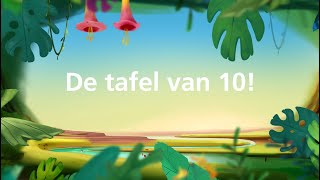 Tafels oefenen met Semsom tafelliedjes  De tafel van 10 [upl. by Ennayk]