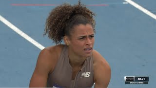 Sydney McLaughlin Levrone 400m World Lead Plus European Championships Results [upl. by Nirot]