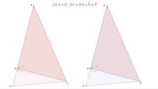 Geometria  Dimostrazione criteri di congruenza dei triangoli [upl. by Norvan302]