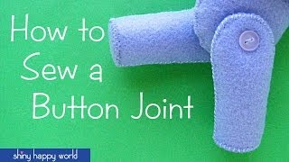 How to Sew a Button Joint [upl. by Sidwel]