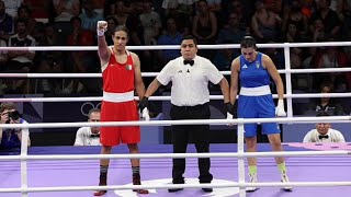 Angela Carini vs Imane Khelif Boxing at Paris Olympics 2024  Angela Carini Crying after the match [upl. by Louisette]