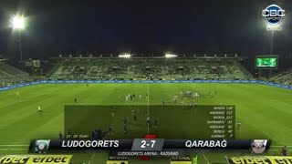 Ludogorets vs Qarabag 27 All Goals and Extended Highlights UEFA Champions League 2024 [upl. by Ahsemac]