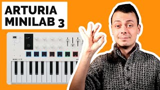 MINILAB 3  Le MEILLEUR CLAVIER MIDI à moins de 100€ [upl. by Anomor964]