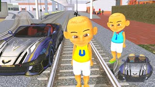 Upin Jemput Ipin Naik Mobil Balap đźŤ Test Drive di Rel Kereta đź¤Ł DIPSY TV [upl. by Ahsenrac]