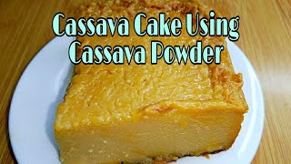 How to Make Cassava Cake Using Cassava Powder food yummy cooking [upl. by Eicnahc]