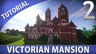 Minecraft  How to Build a Victorian Mansion Part 29 [upl. by Ecirtaemed468]