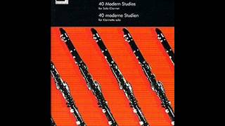 Exclusive No 24 from James Rae40 Modern Studies for Solo Clarinet [upl. by Aihsemaj]