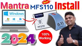 How To Install Mantra MFS110 L1  Mantra Device Kaise Install Kre  Mantra L1  Rock Tech Prince [upl. by Anahpos]