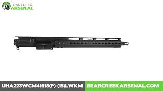 BCA AR15 Ursid Hybrid Bear Upper Assembly 16quot Parkerized Barrel 223 WYLDE  360 Video [upl. by Irby]