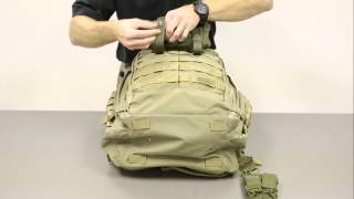 511 Rush Backpack  Using the Molle System [upl. by Kcirrej]