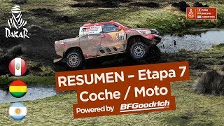 Resumen  CocheMoto  Etapa 7 La Paz  Uyuni  Dakar 2018 [upl. by Timothy]