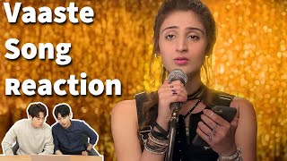 Tere Vaaste Song Reaction Zara Hatke Zara Bachke  Vicky Kaushal  Sara Ali Khan  Sachin Jigar [upl. by Noyrb379]