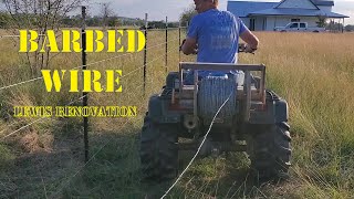 How to Install Barbed Wire [upl. by Hakkeber]