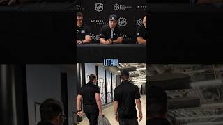 Mikhail Sergachev in Utah for the first time 🏔️ utahhc nhl hockey utahhc [upl. by Nimrak465]