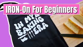 Simplified Iron On Vinyl With Cricut For Beginners [upl. by Sweet]