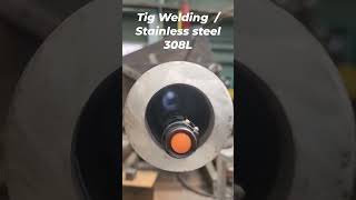 TIG WELDING STAINLESS STEEL 308Lweldernation tigwelding weldingshorts weld welding tigwelding [upl. by Renny]