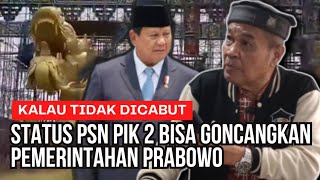 Kalau Tidak Dicabut Status PSN PIK 2 Bisa Goncangkan Pemerintahan Prabowo mrohmanofficial [upl. by Teirtza]