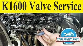 BMW K1600 Valve Clearance Check [upl. by Naeloj]