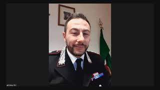 Intervento del Capitano dei Carabinieri Alfredo Carugno  Insieme a casa vostra aspettando il 2021 [upl. by Enneiluj]