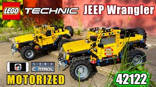 LEGO Technic 42122 Jeep Wrangler MOTORIZED Control  ЛЕГО Техник 42122 Моторизированный Control [upl. by Alodie]