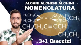 31 Esercizi di Nomenclatura Alcani Alcheni Alchini Nomenclatura Iupac della Chimica Organica [upl. by Leontyne]