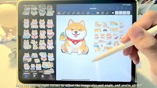 digital stickers usage guide [upl. by Waldman166]