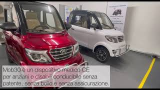 NUOVA CHATENET CH46 ELETTRICA  MINICAR [upl. by Leirea773]