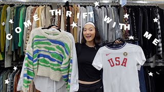 ULTIMATE FALL THRIFT WITH ME 🍂🧦  STYLED TRY ON HAUL I SPENT 200 MY BEST THRIFT RUN [upl. by Leina]