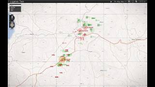 ArmA 3 ALiVE  Valley of JPD debug view [upl. by Nosniv]