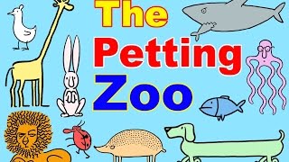 Petting Zoo Cartoon w Farm Animals for Toddlers Learn Animals amp English  Kids Learning [upl. by Archer]