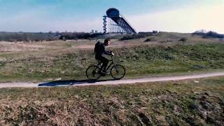 Testing the Merida Crossway 20D  Zoetermeer Buytenpark  Drone video Parrot Bebop 2 [upl. by Py]