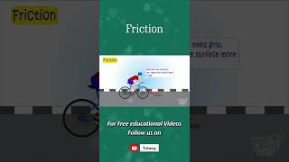 Friction  Force of Friction  Friction and Grip  Concept and Examples of Friction Science shorts [upl. by Higginson]