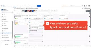 Jira Sub Task Board  Main Features [upl. by Bushey]