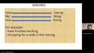 verbs gerundios e infinitive 😀 [upl. by Enelehcim]