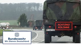 Konvoi nach Hagenow – die Versorger ziehen um  Bundeswehr [upl. by Earla962]