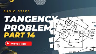 TANGENCY problems in technical drawing  engineering drawing [upl. by Publias]